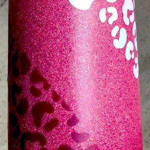 Leopard print skinny tumbler